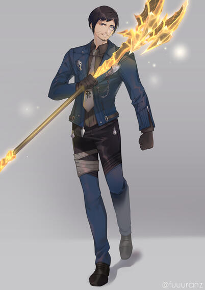 full colored full body